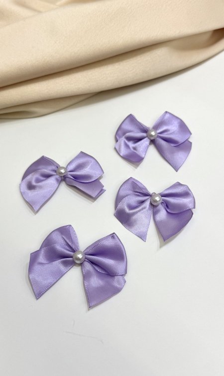 ببيونه ستان مع لولو ( ليلكي ) عرض 2.5 سم